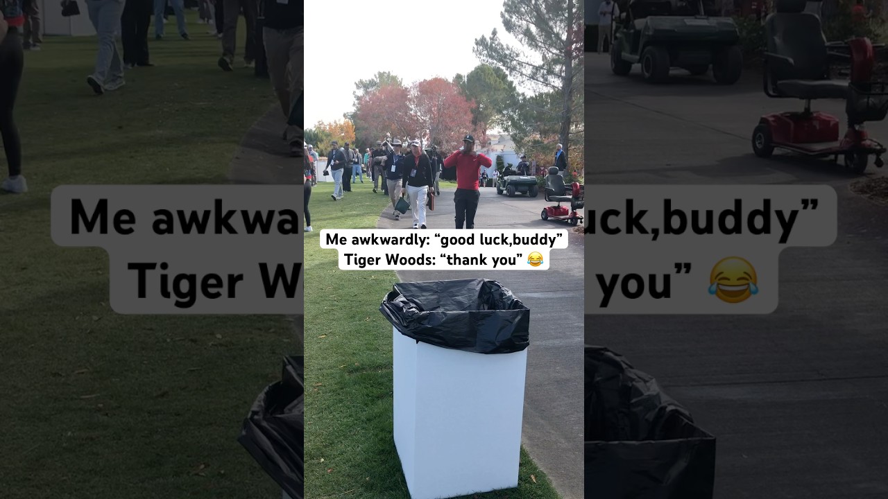 My Awkward Moment With Tiger Woods