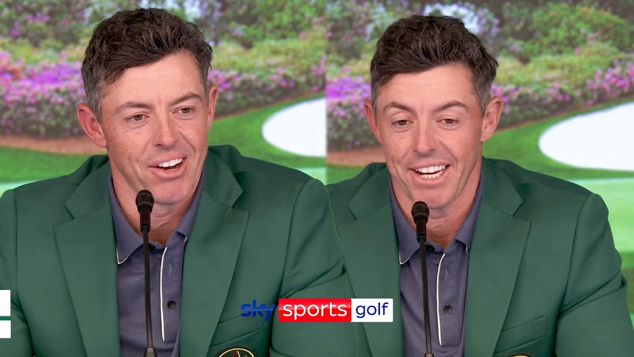 FULL PRESSER! Rory McIlroy reacts to winning the Masters and completing career Grand Slam