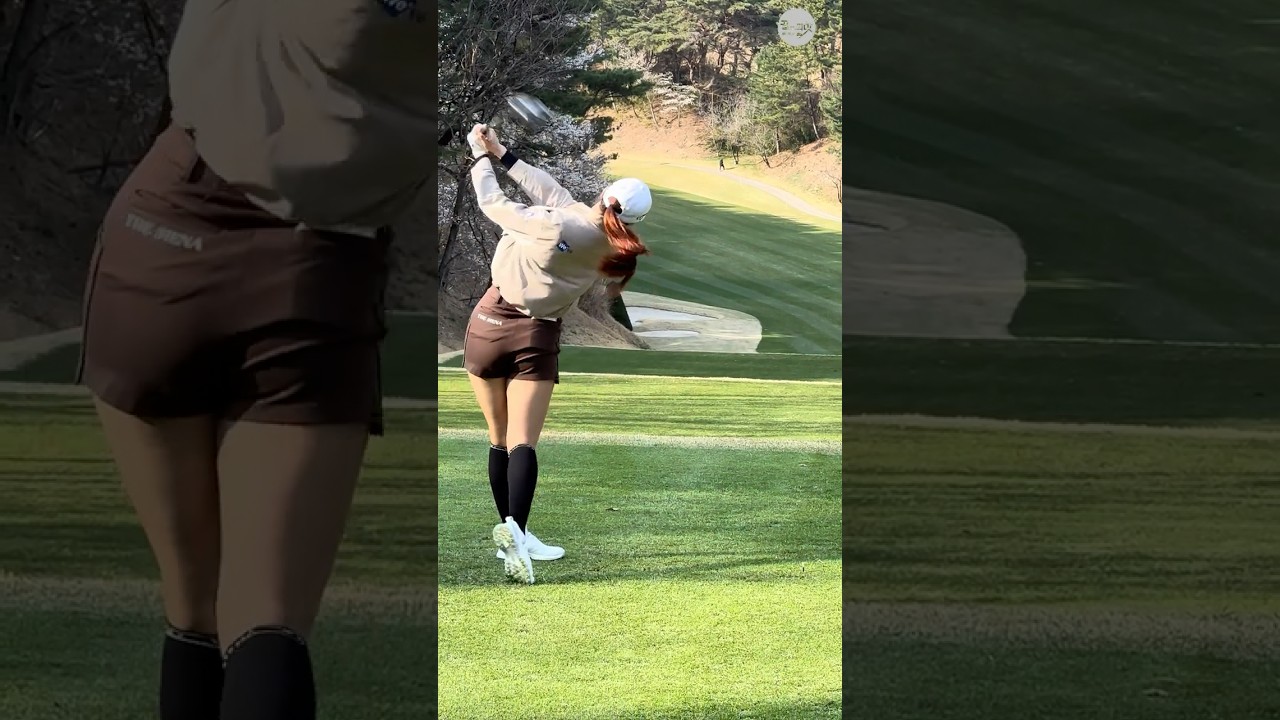 강한 임팩 • 우아한 피니쉬 🔥🤎 | KLPGA 유현주(Hyunju Yoo) #응원릴레이2025