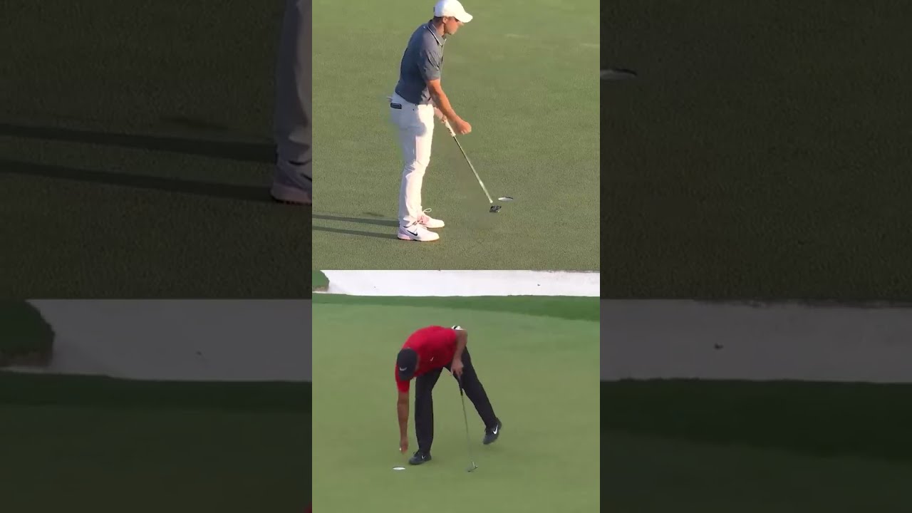 Rory McIlroy & Tiger Woods at the Masters...