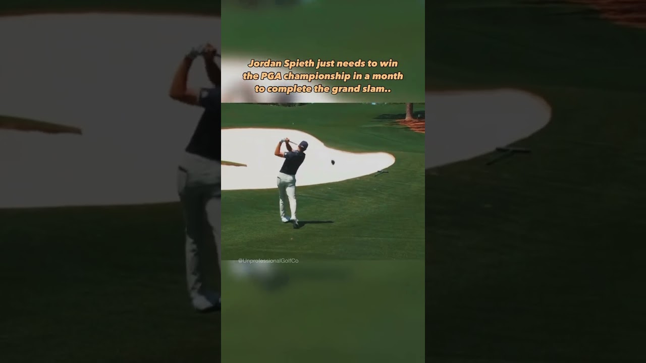 Jordan Spieth’s golf swing! Can he complete the grand slam at Quail Hollow? #golf