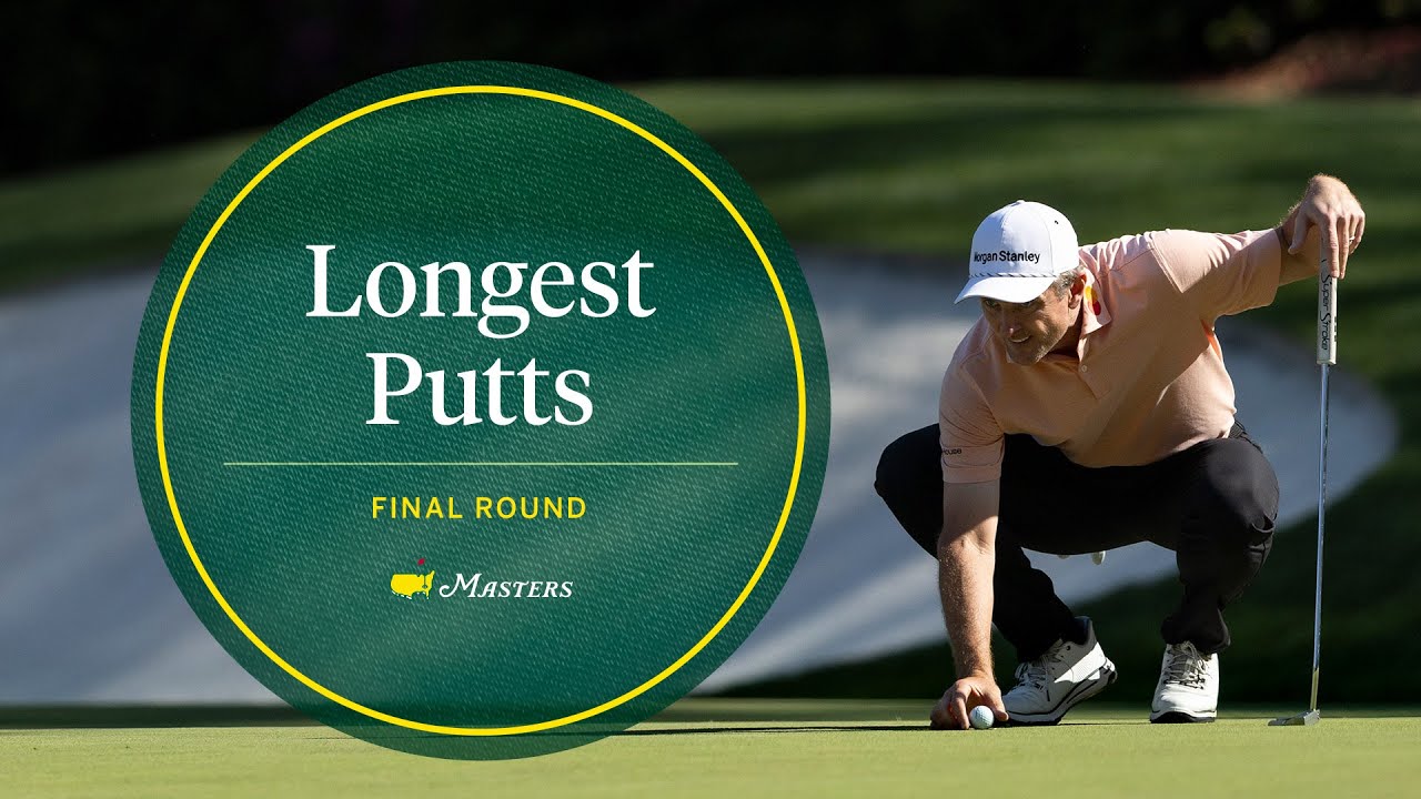 The Longest Putts From the Final Round | The 2025 Masters