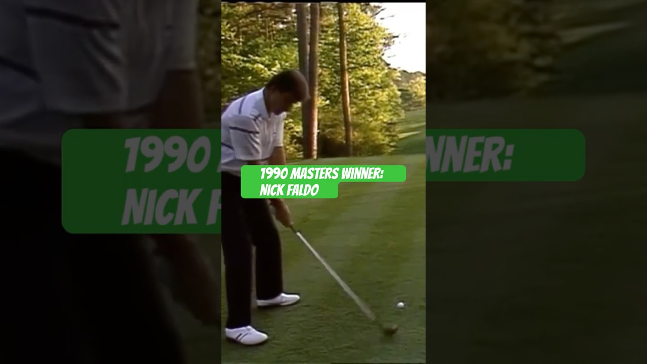 1990 Masters Winner Nick Faldo #nickfaldo #themasters #golf #augusta #golfswing