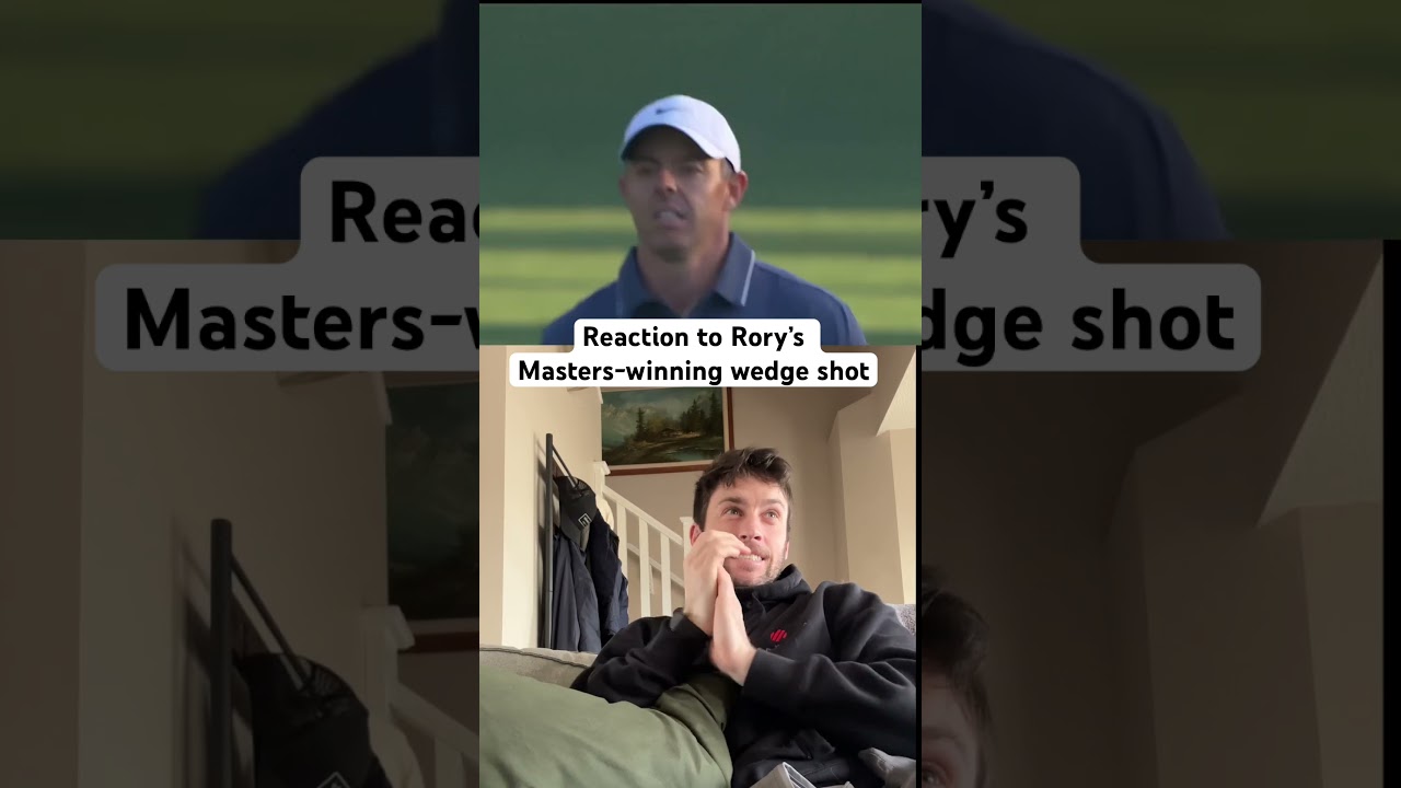 WHAT A SHOT!! #golf #themasters