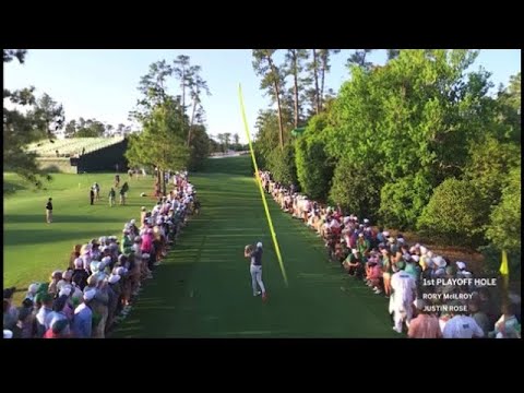 Rory McIlroy ⛳️ The Playoff with Justin Rose MASTERS 2025