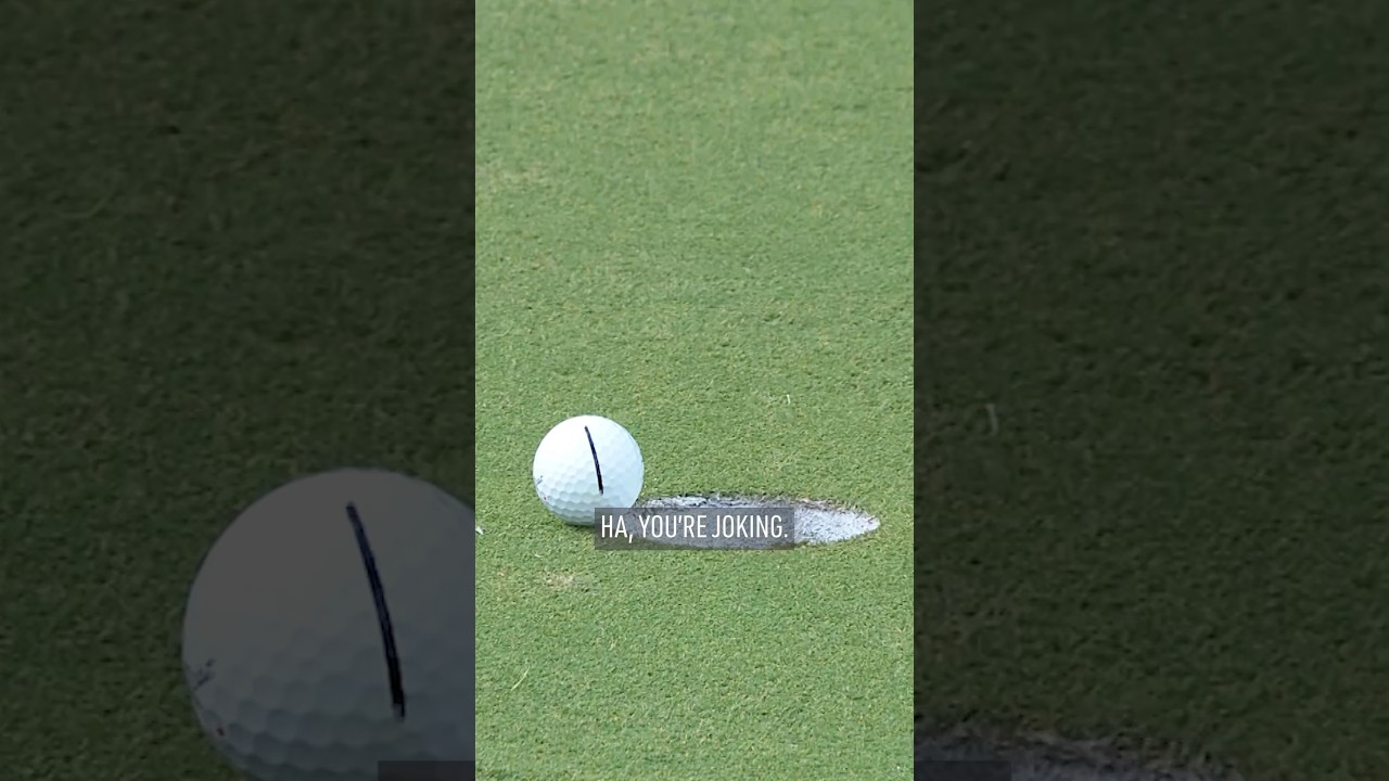 This putt took FOREVER to fall in! 😂