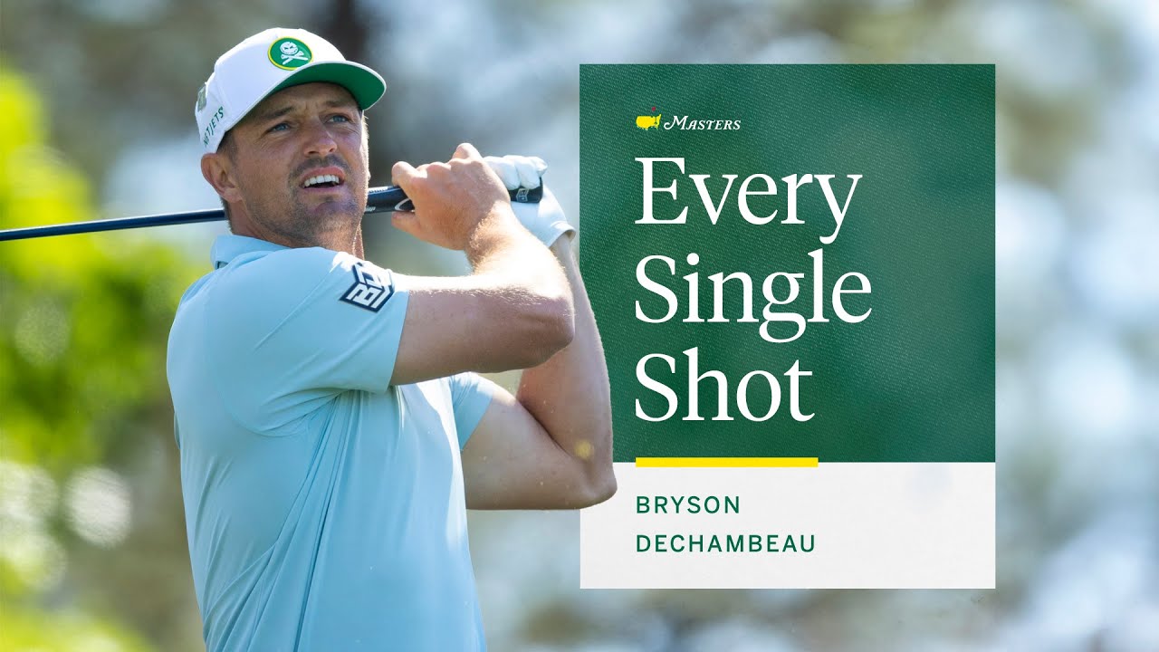 Bryson DeChambeau’s Second Round | Every Single Shot | The Masters