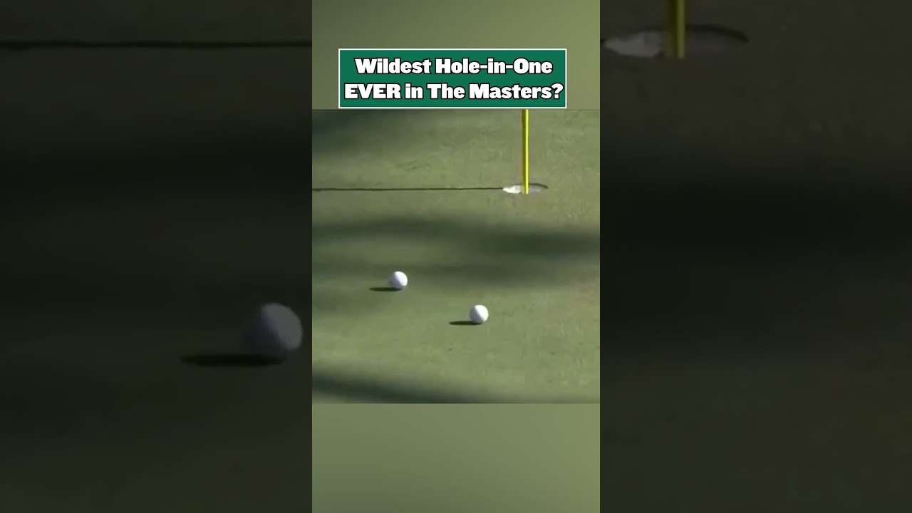 Wildest Hole-In-One EVER in The Masters?! ⛳️