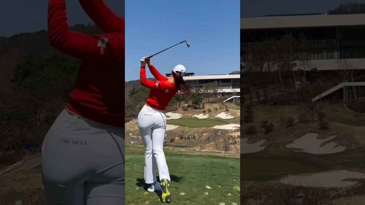 KLPGA 유현주 프로 시원한 샷!!🔥#KLPGA #유현주프로