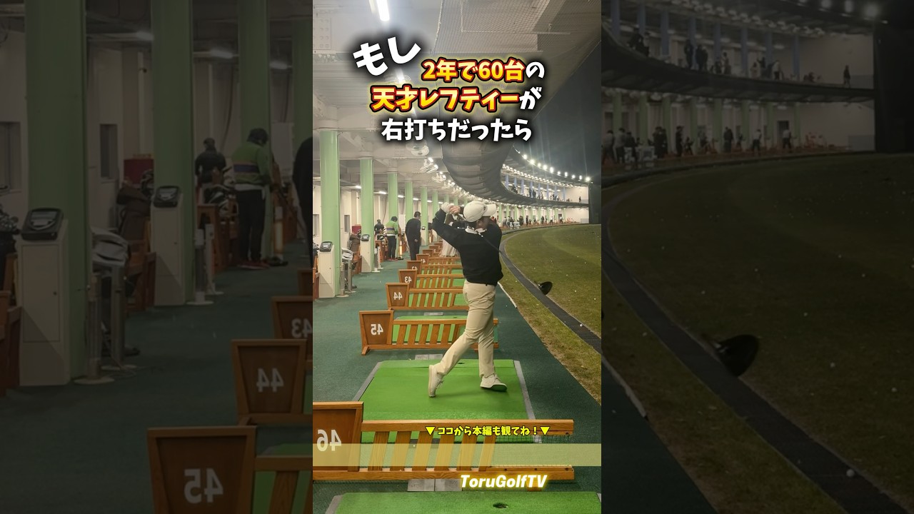 【2年で60台】天才レフティーの反転動画