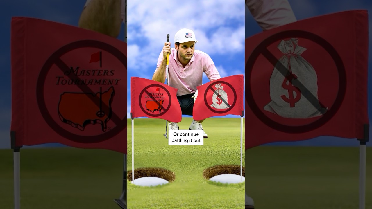 The strangest path to The Masters ⛳️ #shorts