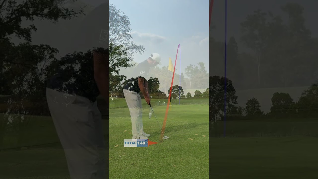 ドローボール・7H PAR4 408yd タイ・ラムルッカカントリークラブ #ゴルフ #ゴルフスイング #golfislife