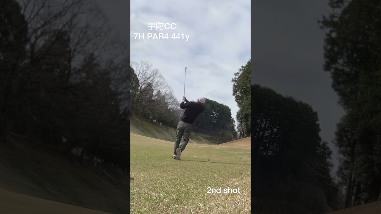 宇陀CC 7H  #ゴルフ #松山英樹 #パッティング #上田桃子 #ドローボール #SRIXON #ゴルフ練習 #ゴルフ女子 #golf  #ドライバー #callaway