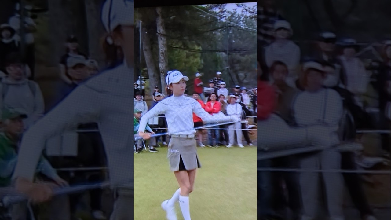 【安田祐香】バンテリンレディス 最終日  1番ティーショット #女子ゴルフ #golf