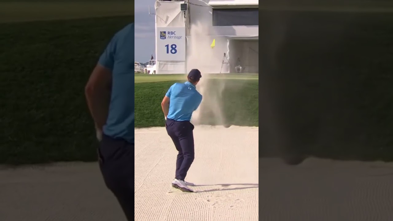 Jordan Spieth Greenside Bunker Swing 2025 #jordanspieth  #pgatour #golf #golfswing