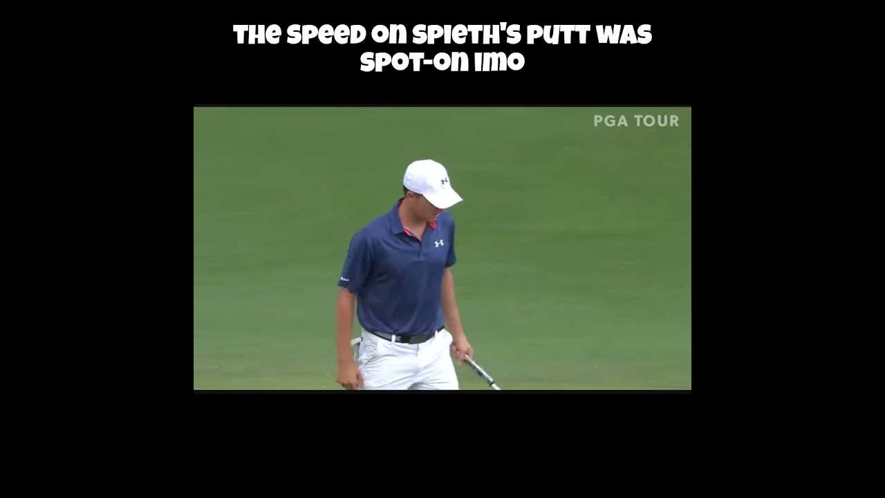 Jordan Spieth Makes Phenomenal Putt! #golf #jordanspieth #pgatour