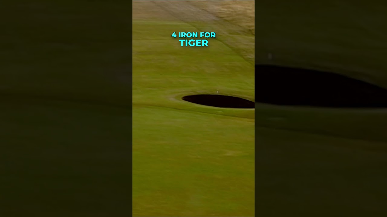 Tiger Woods’ pure 4-iron 🔊