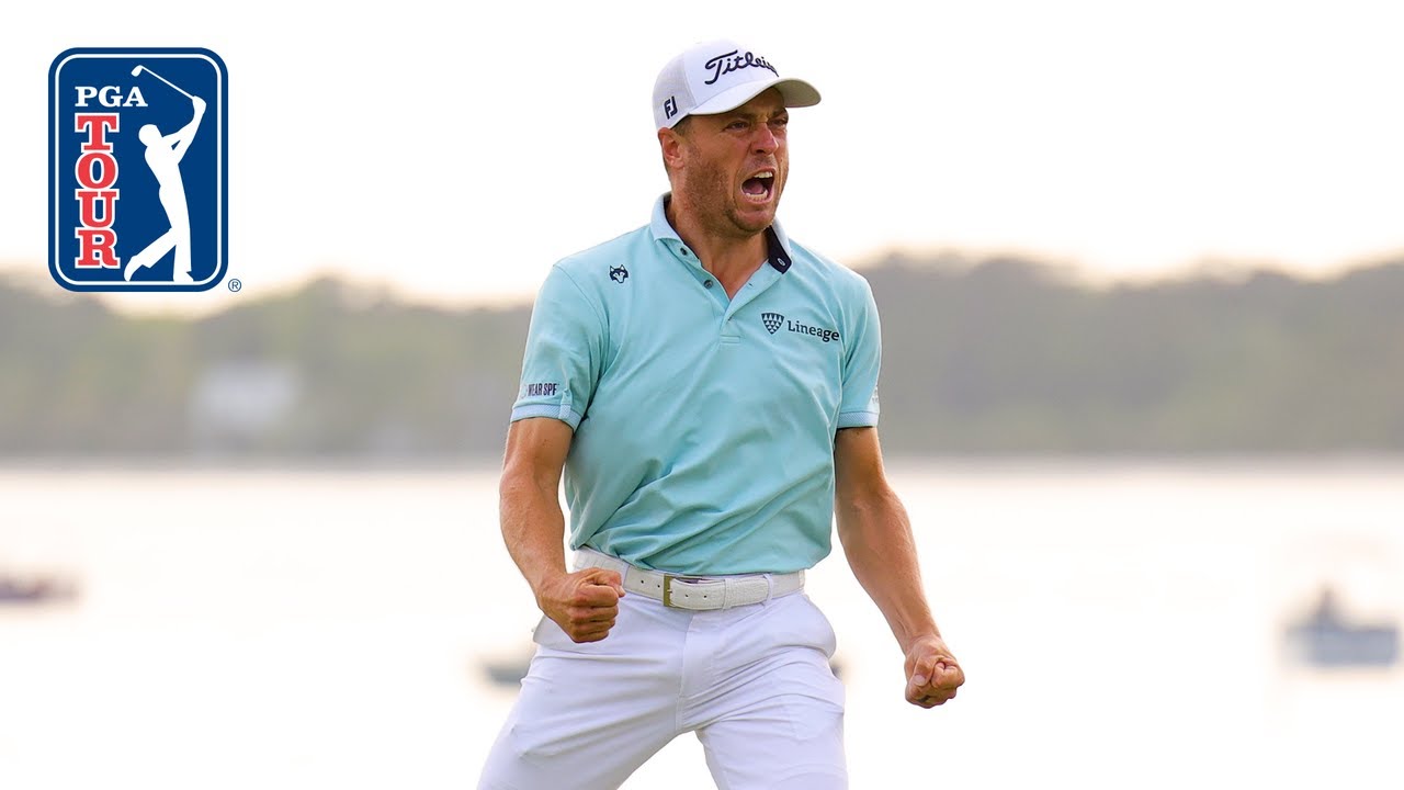Justin Thomas’ winning putt at RBC Heritage - ALL ANGLES