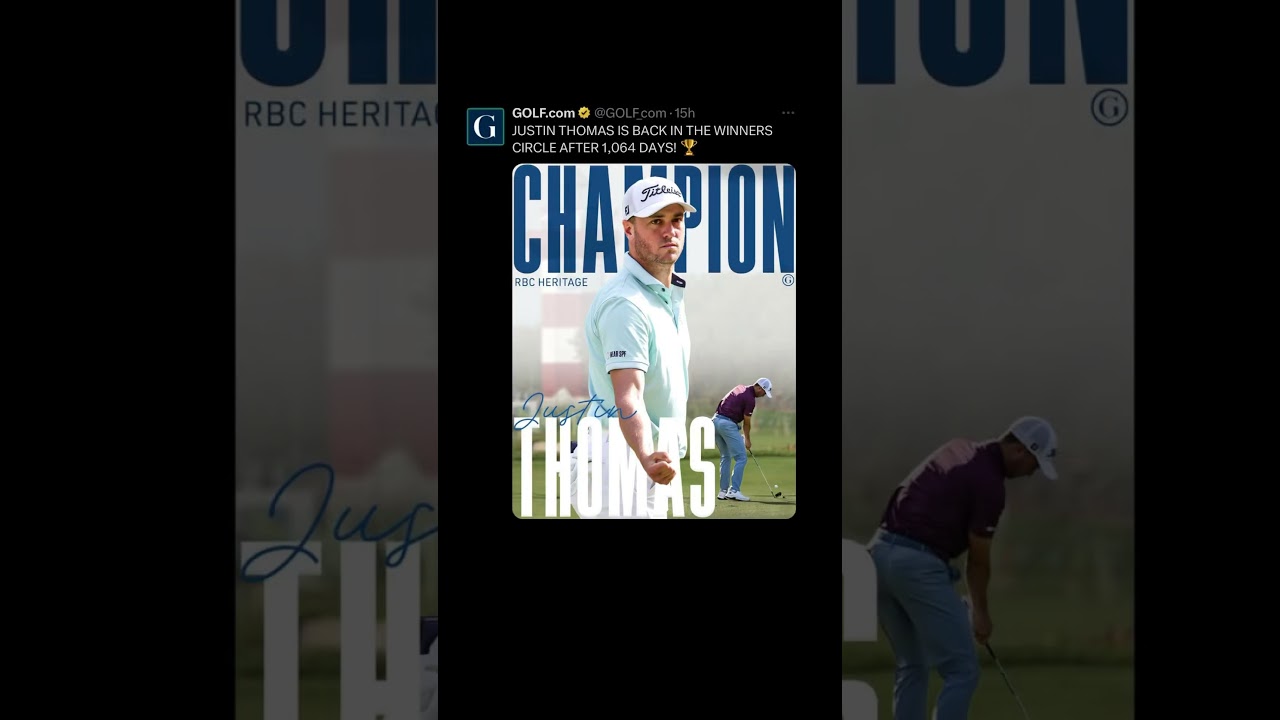 Justin Thomas | RBC Heritage 2025 | #zachriddlegolf #golf #rbcheritage #justinthomas #pgatour #pga