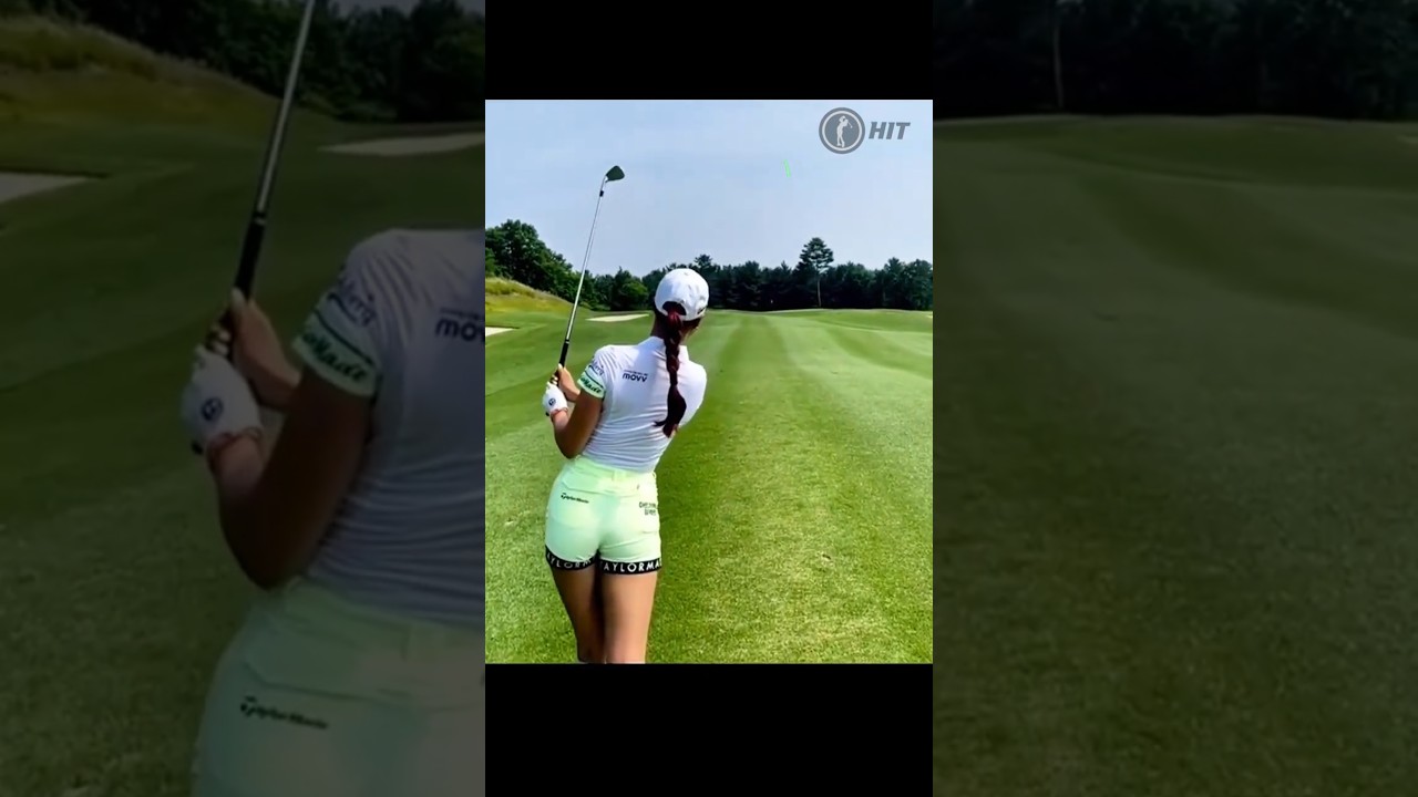 싱그러운 그린팬츠 나이스온 그린 💚유현주프로 아이언스윙