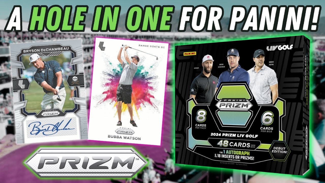 AWESOME PRODUCT & PRICE! 2024 Panini Prizm LIV Golf Hobby Box Review