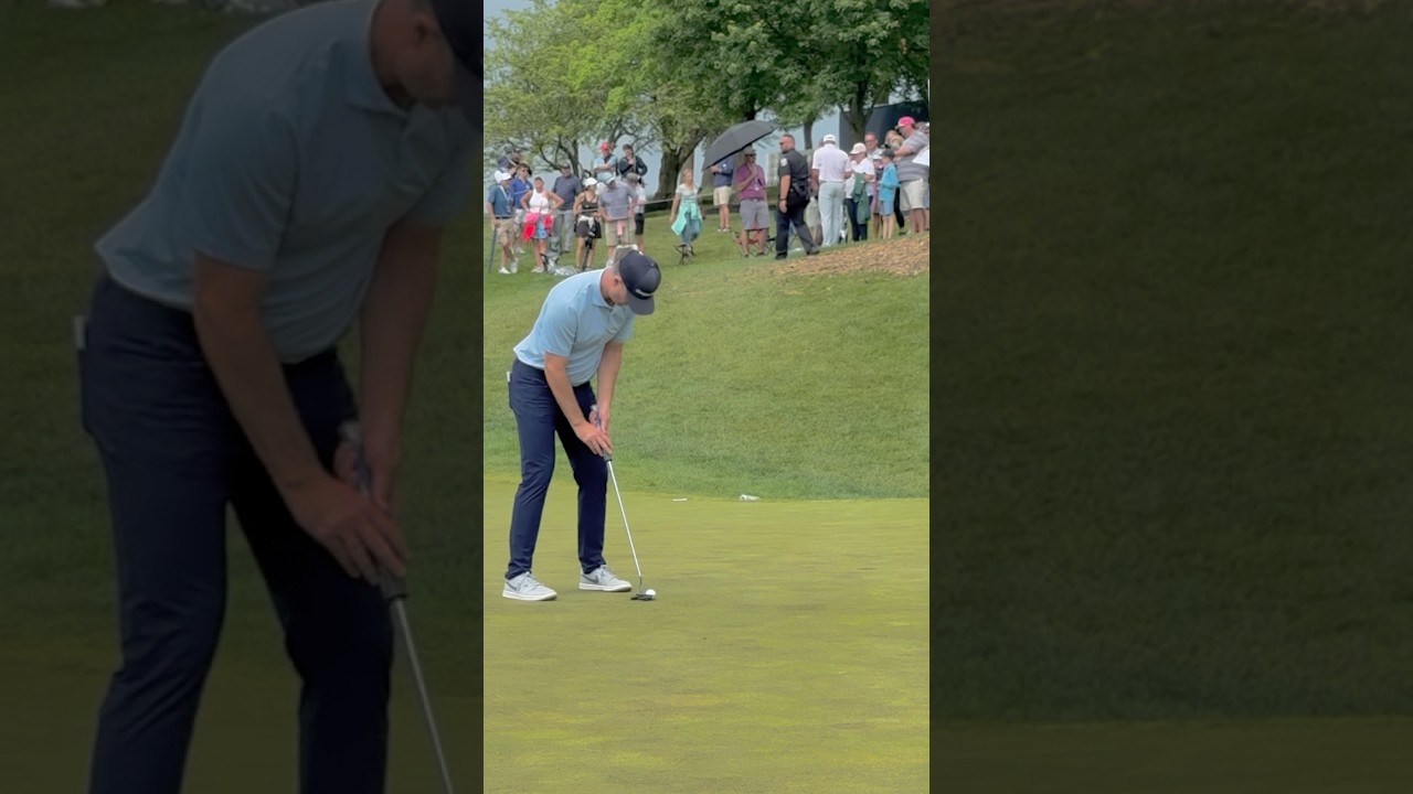 Justin Rose Putting Full Routine Claw Grip