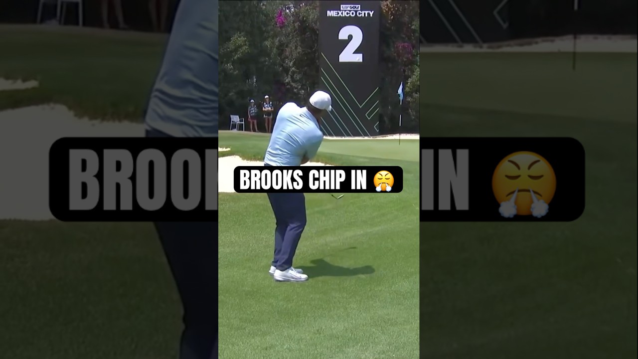 The short game is DIALED from Brooks 💪 #golf #LIVGolf #Koepka