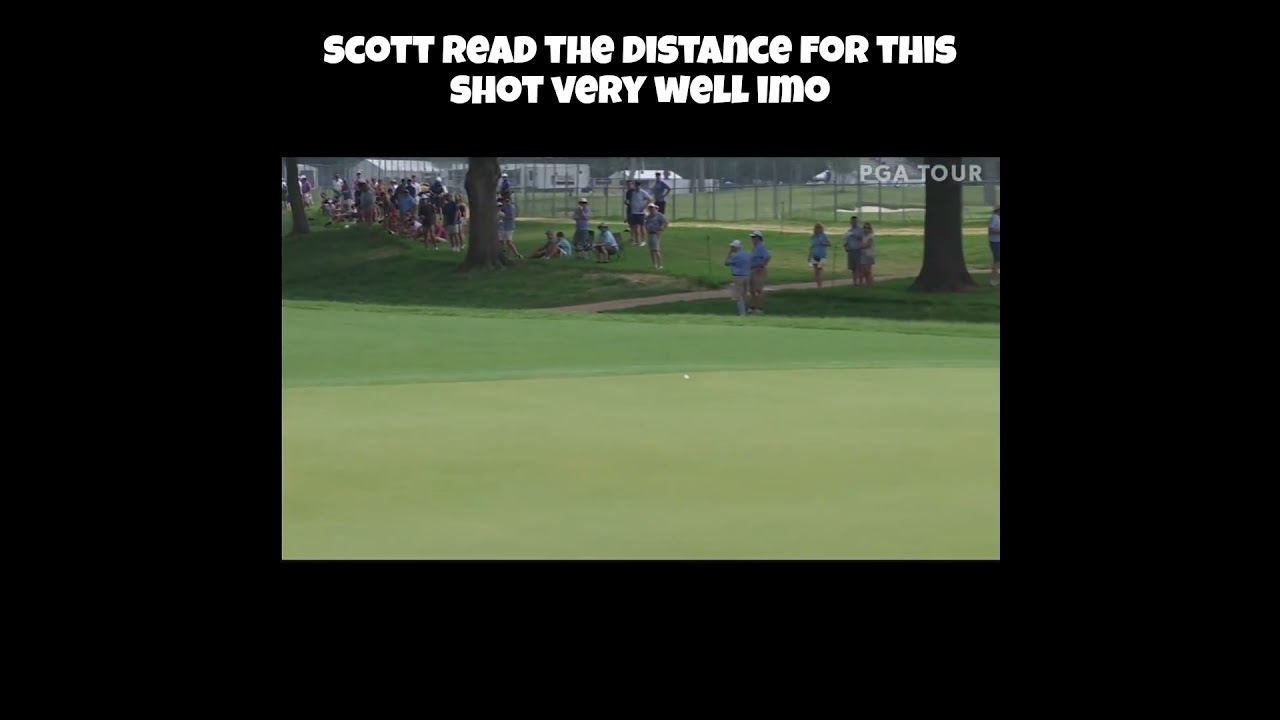 Adam Scott Hits Terrific Escape Shot! #golf #adamscott #pgatour