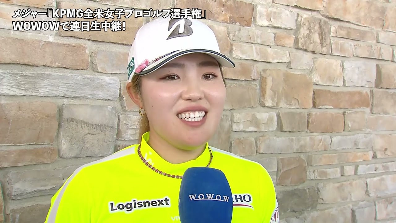 【古江彩佳】KPMG全米女子プロゴルフ選手権 初日インタビュー
