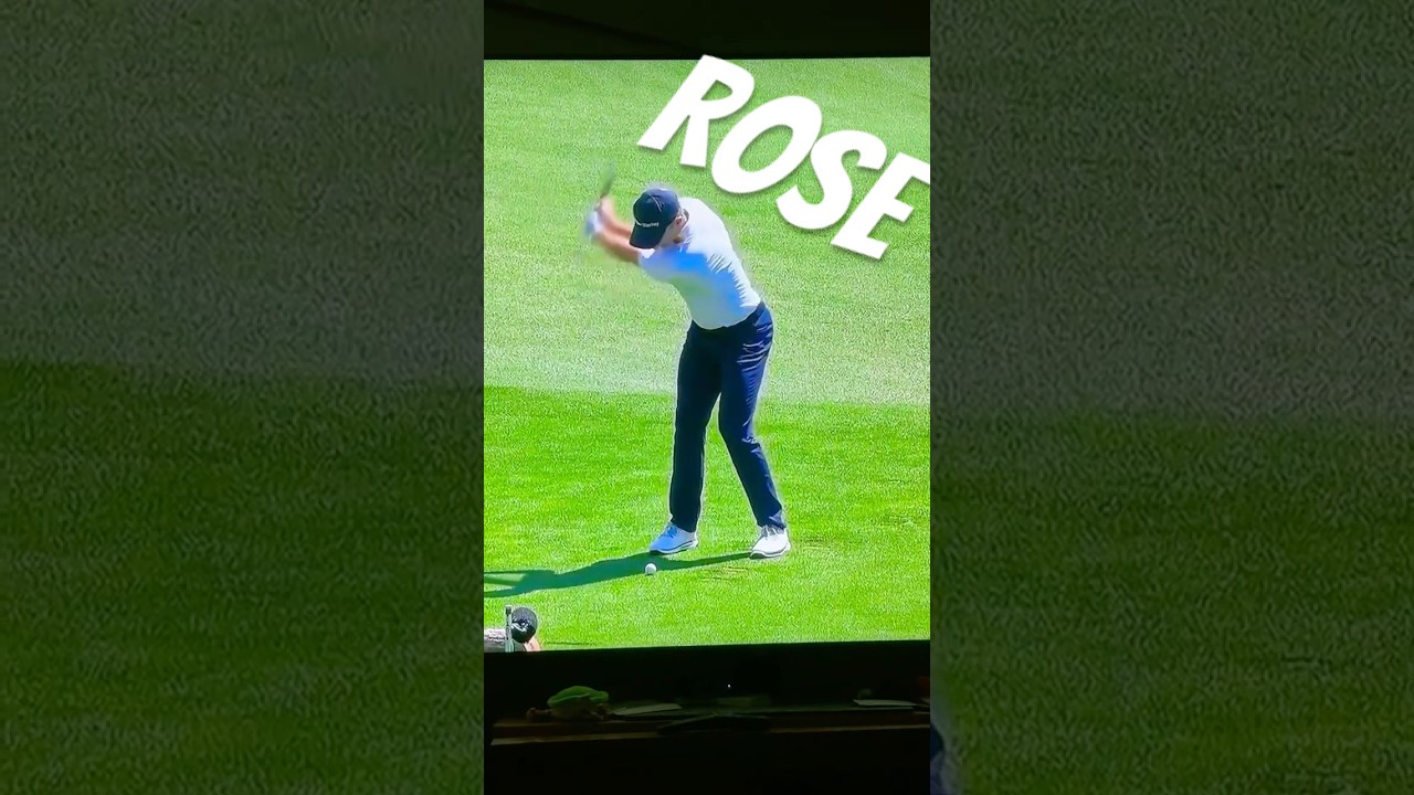 JUSTIN ROSE Pure Iron Swing!  #golf #video #shorts #golftips #golfswing #diy #power #champion #games