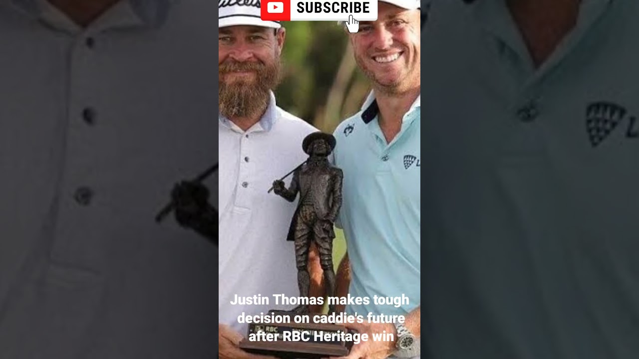 Justin Thomas makes tough decision on caddie's future after RBC Heritage win