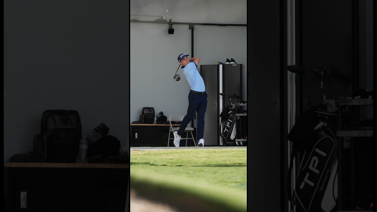 Justin Thomas in the TPI 3D Bay