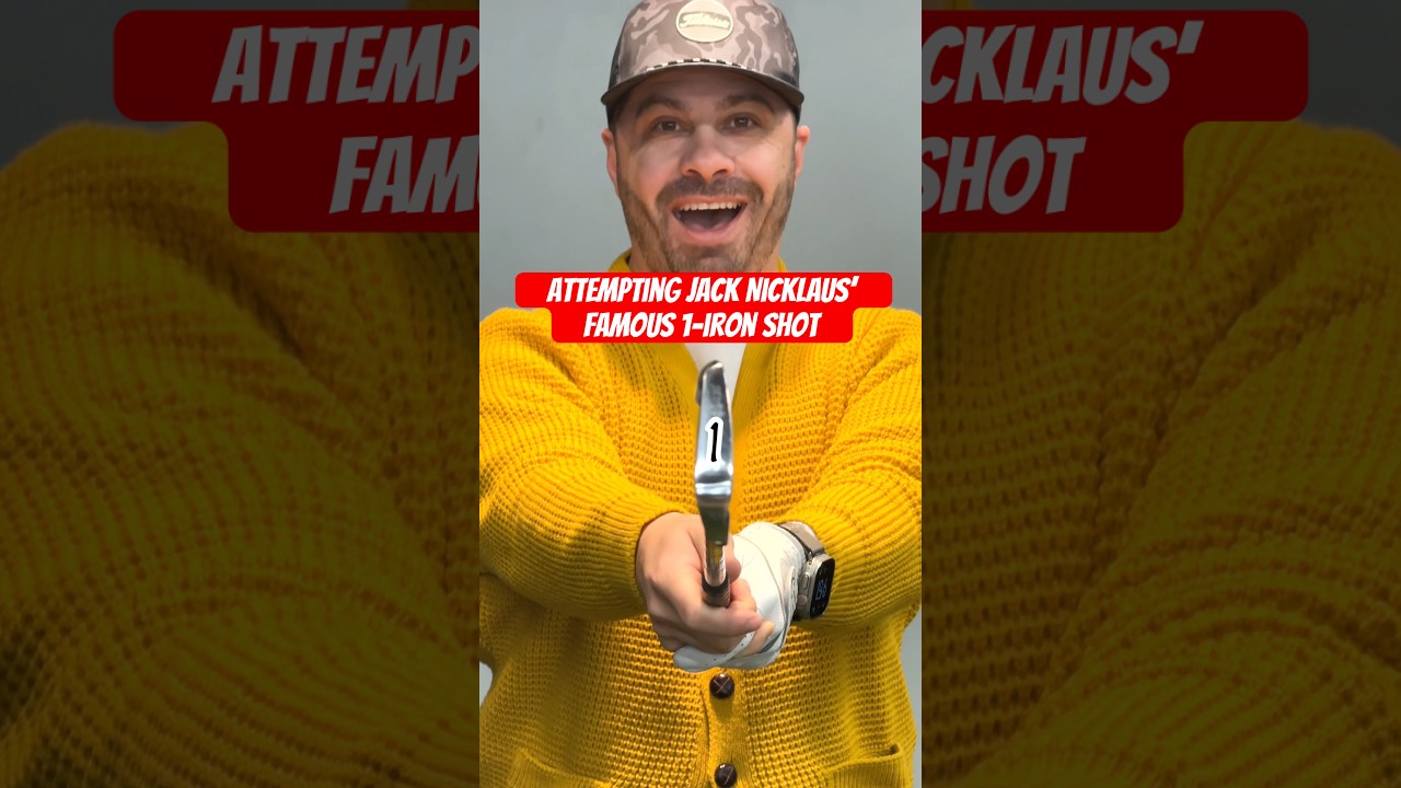 Attempting Jack Nicklaus’ Famous Golf Shot ⛳️ #golf