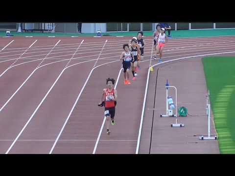 【湯村奏夢選手】20250426長崎県記録会 中学男子1500m3組
