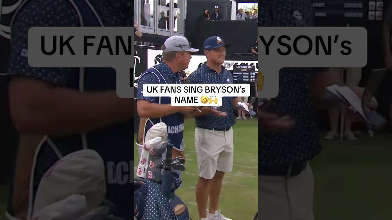 Seven Nation Army with Bryson DeChambeau goes unbelievably hard…😳 #golf #LIVGolf