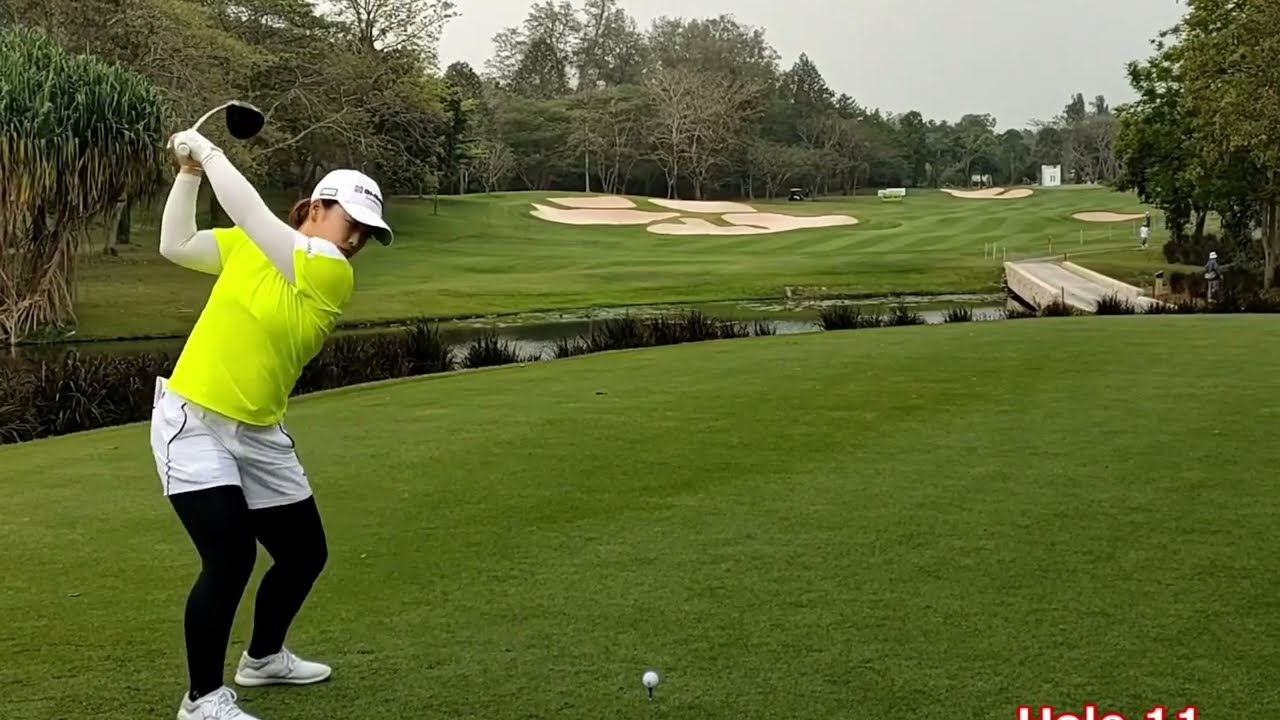 西郷真央スローモーション（Honda LPGA Thailand 2025年2月21日より)