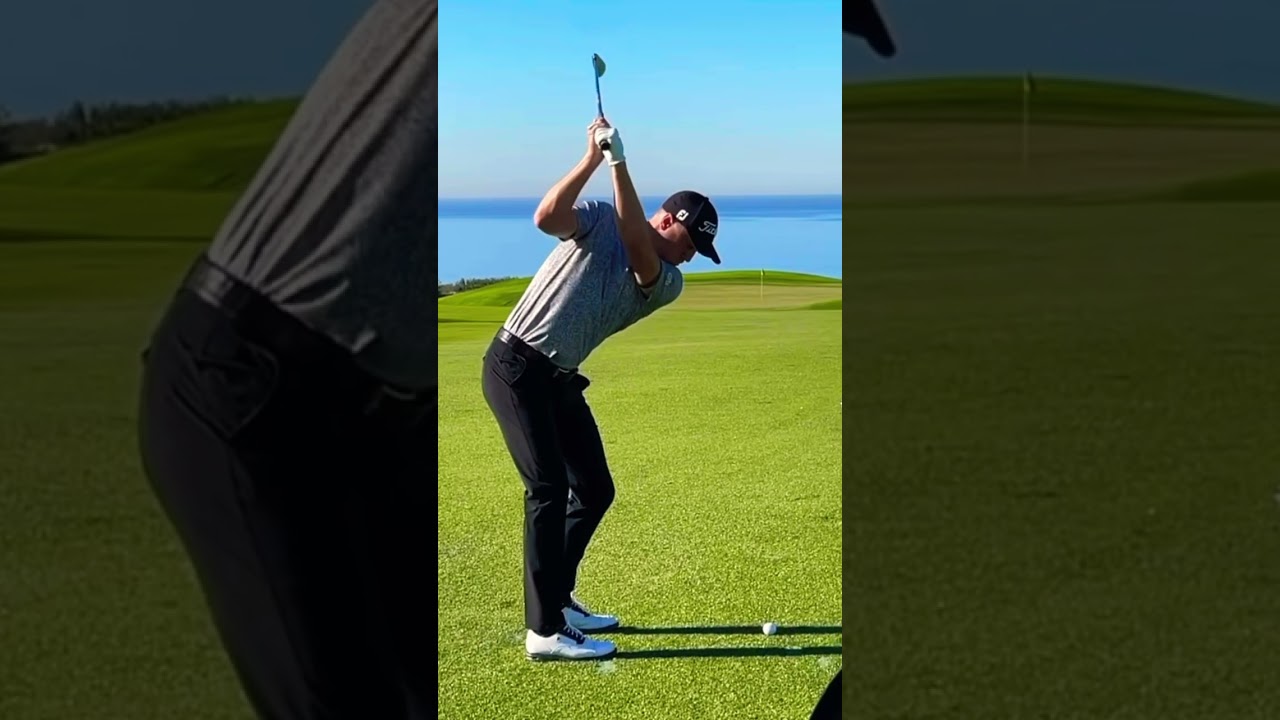 Justin Thomas Wedge Swing Slow Motion