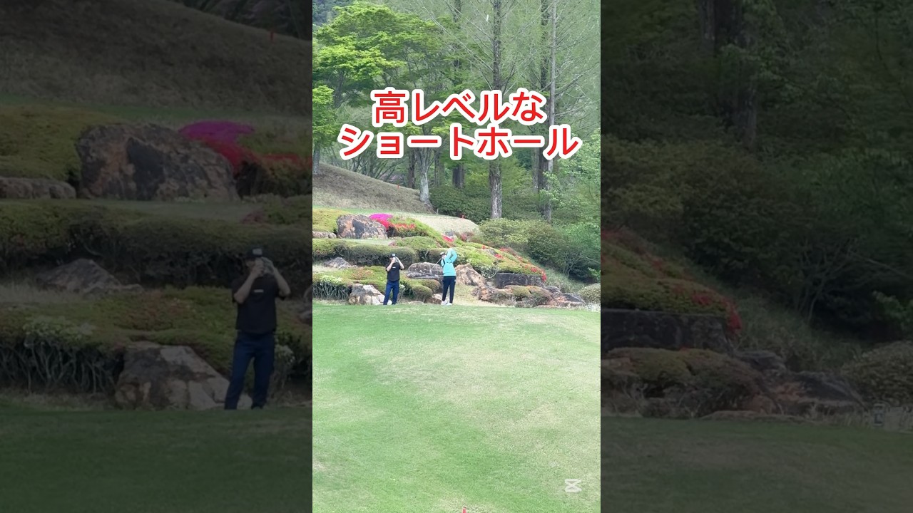 ニアピンは誰の手に！？#ゴルフ #ゴルフレッスン #ゴルフスイング #golf #shorts