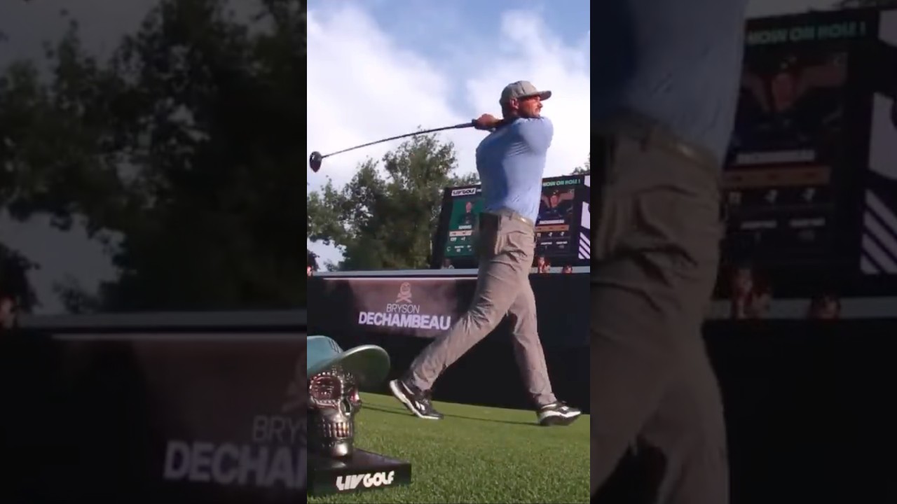 Bryson DeChambeau Driver Slow Motion Swing 2025 #brysondechambeau   #livgolf #golf #golfswing