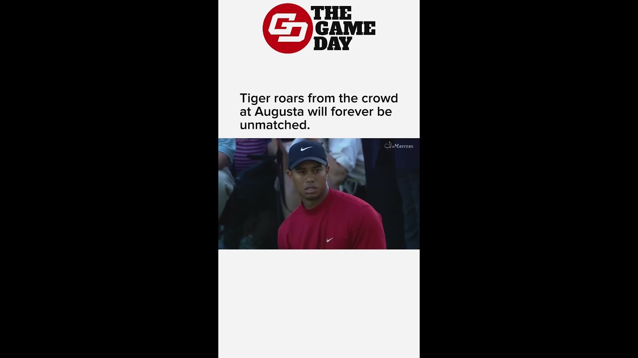 A tradition unlike any other - Tiger Woods at The Masters.