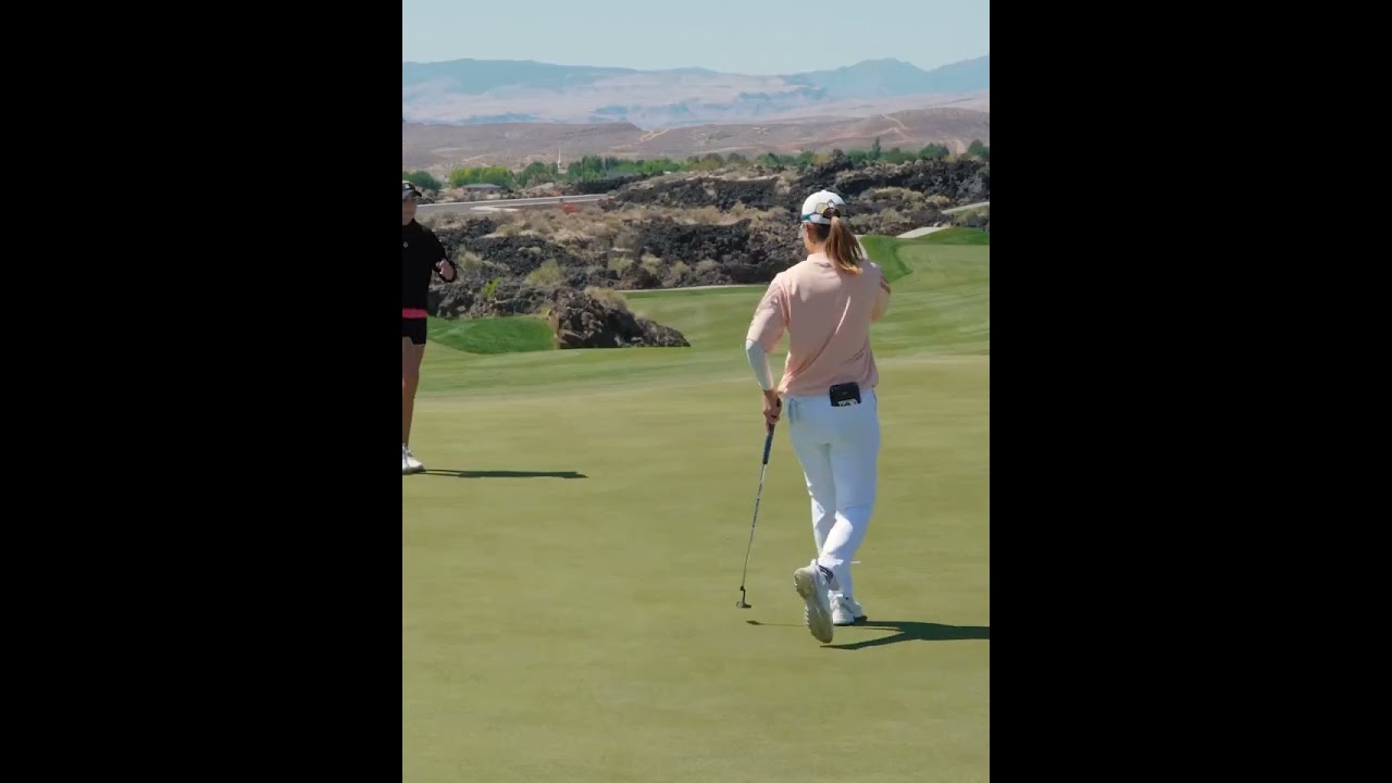 渋野日向子のブラック・デザート選手権第2日、衝撃の連続イーグルを動画で振り返る