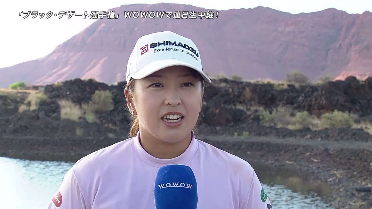【西郷真央】LPGA女子ゴルフツアー「ブラックデザート選手権」初日インタビュー