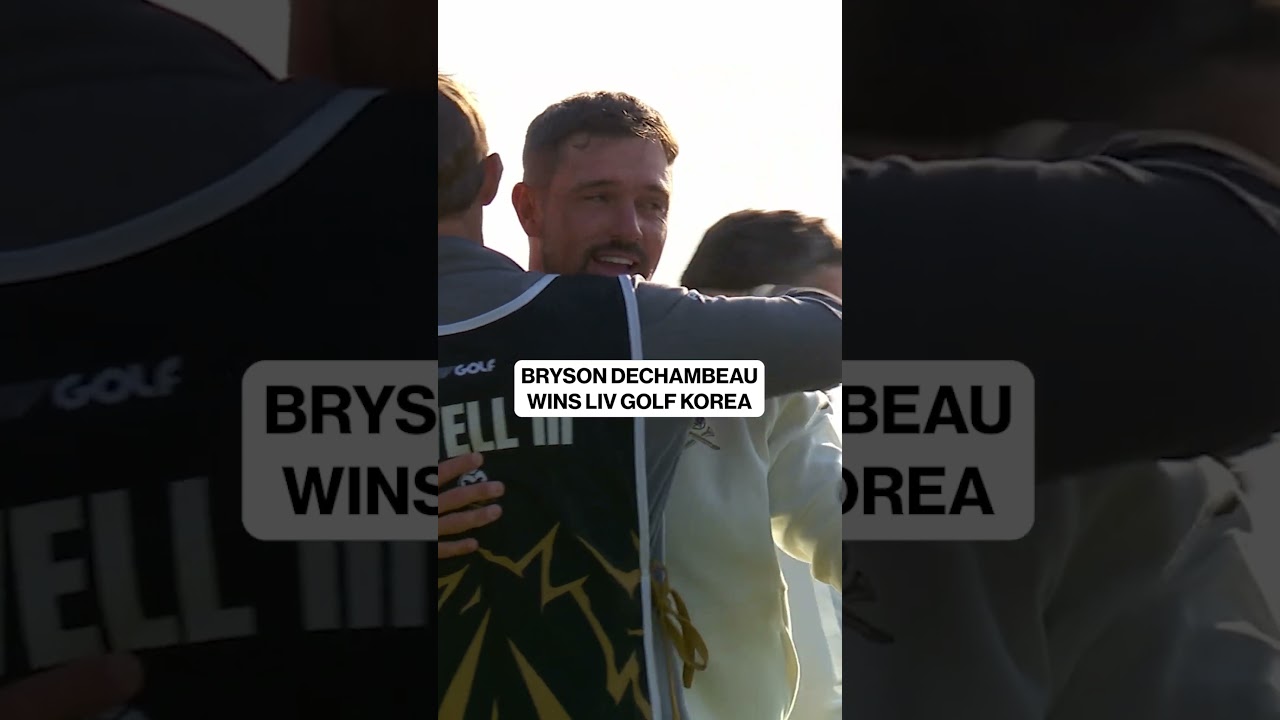Bryson DeChambeau WINS LIV GOLF KOREA!!! 🙌 #liv #golf #winner #brysondechambeau #golfer #champion