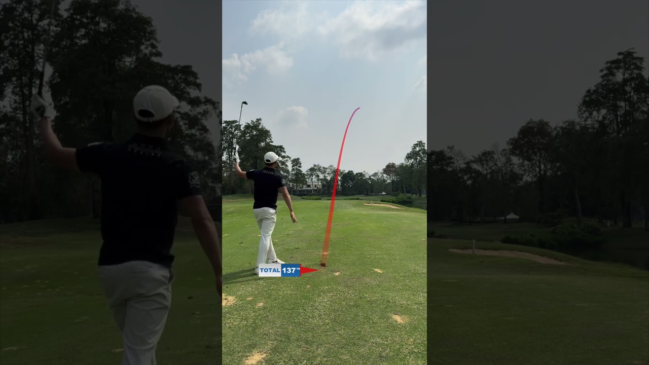 Perfect little fade right where I wanted it.:) #shorts #golfshorts