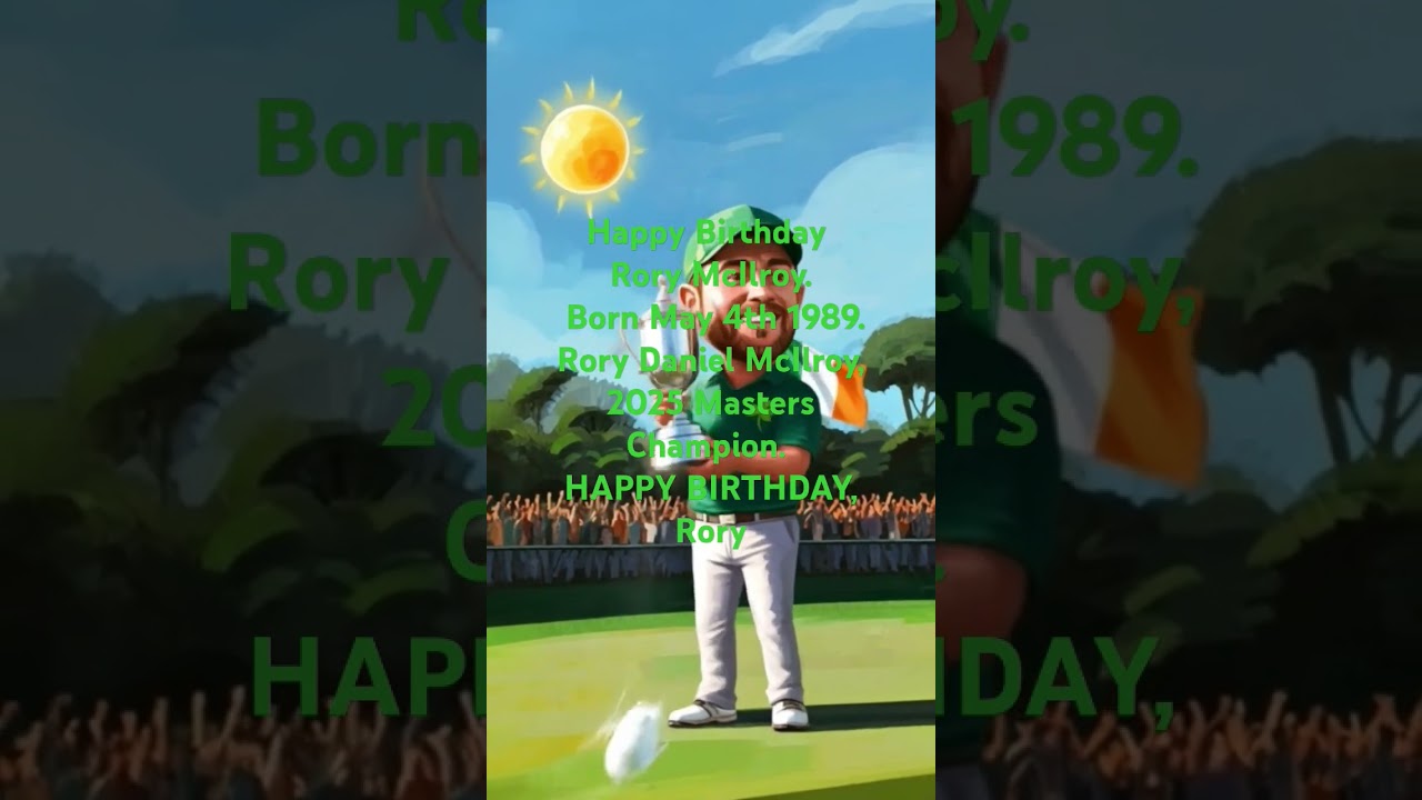 Rory McIlroy, Born May 4th. 1989 #golf #pgatour #rorymcllroy