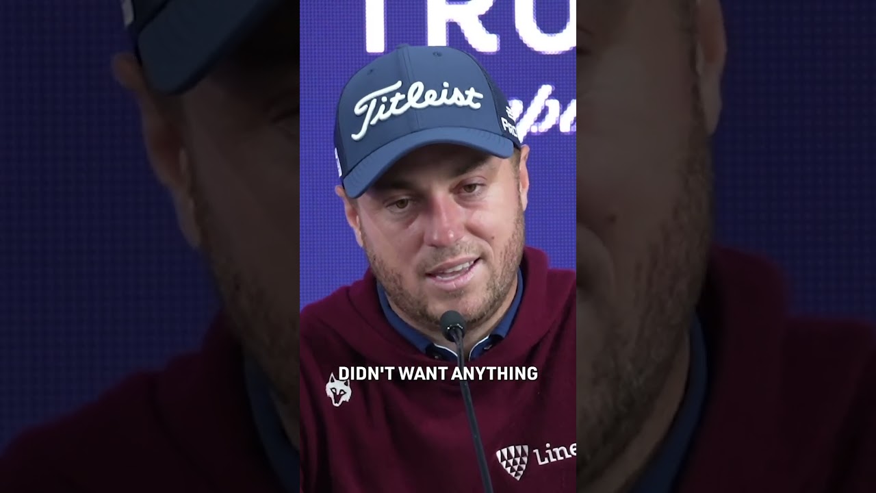 'I wanted a good tournament' Justin Thomas was like all of us watching Rory win the 2025 Masters 😂