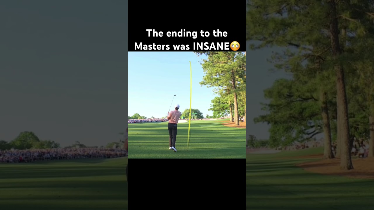 What an ending😮‍💨 #rorymcilroy #justinrose #golf #masters #zingersports