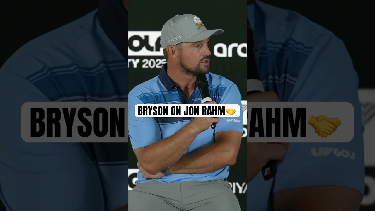 Game recognize game 🤝 #golf #LIVGolf #brysondechambeau