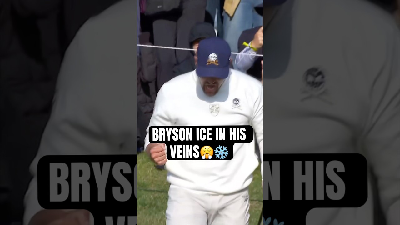 BRYSON DECHAMBEAU IS CLUTCH 😤❄️ #golf #livgolf