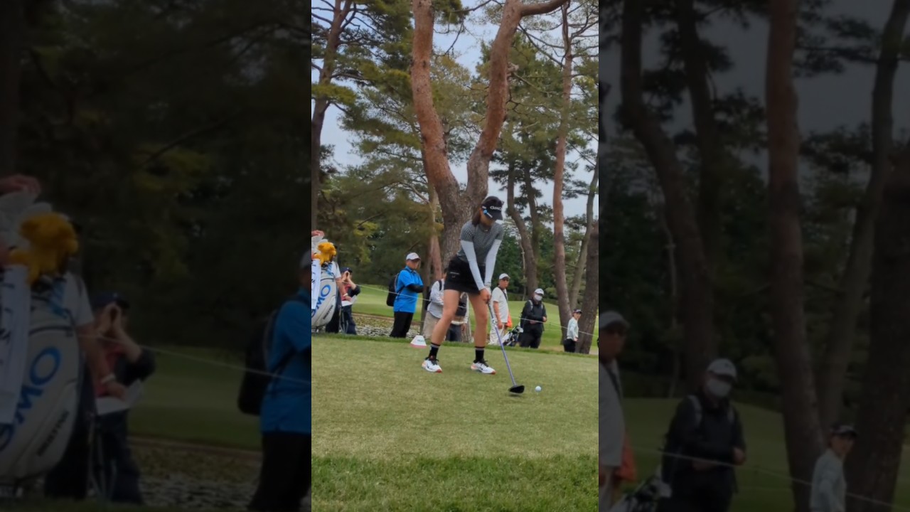 脇元華  パワーショット  #女子ゴルフ #golf